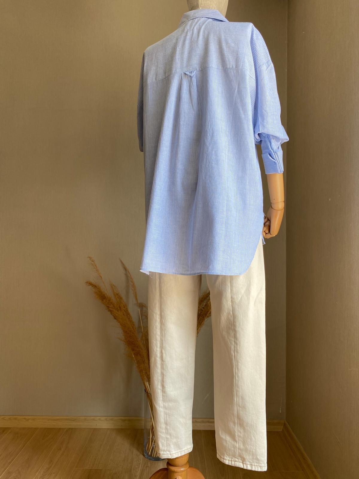 Kusursuz Stil | Çok Yönlü Krem Denim Pantolon
