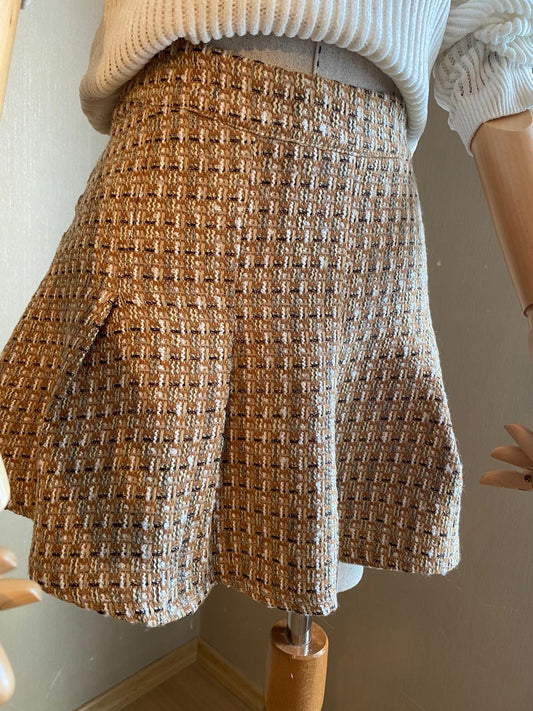 Mini Pileli Etek