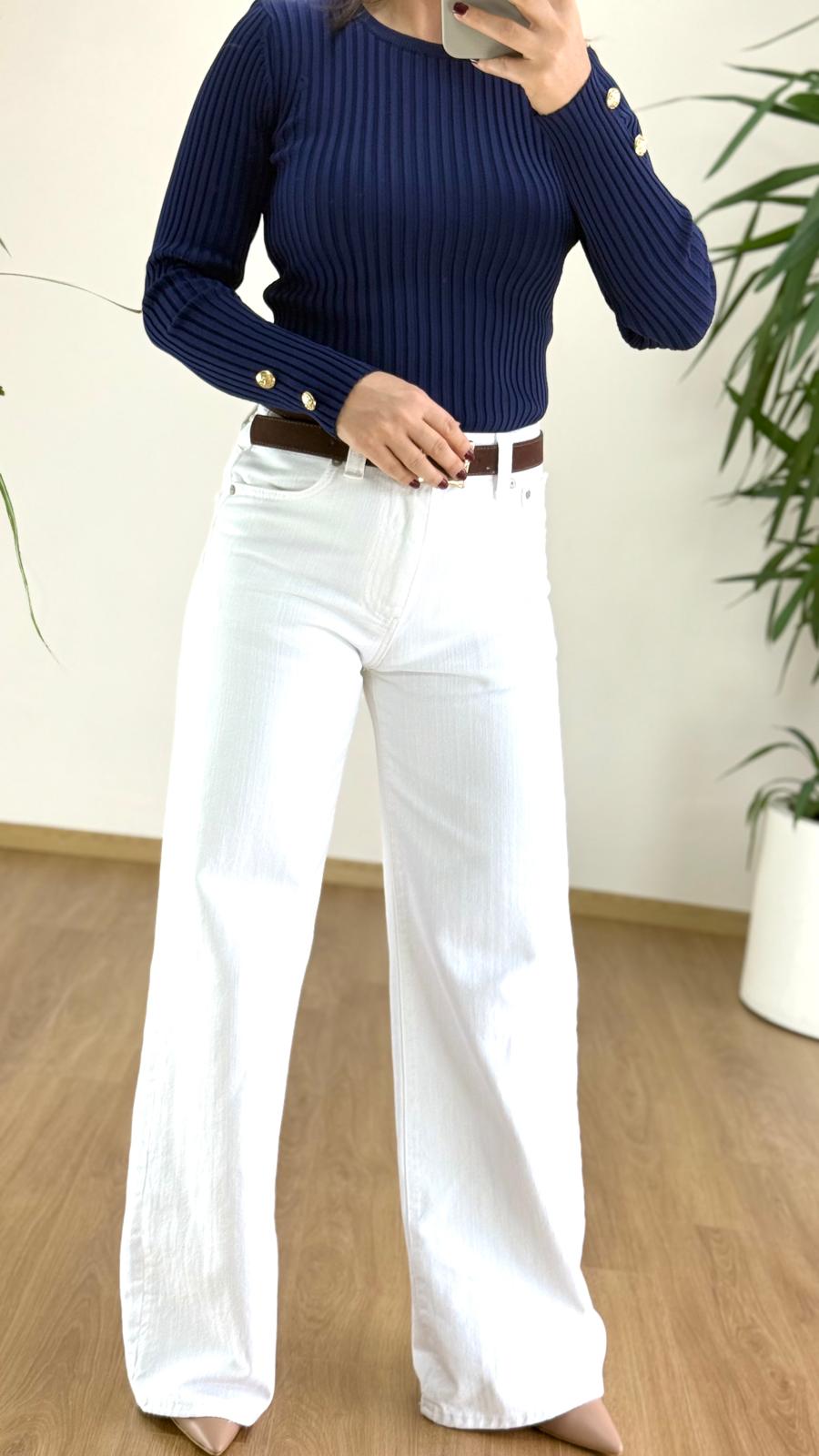 Sezonun Favorisi: Beyaz Wide Leg Jean | Modern Denim Şıklığı