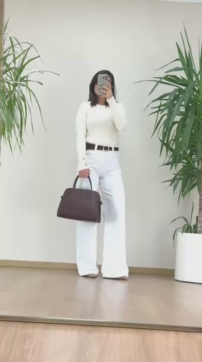 Modern Zarafet: Krem Fitilli Triko | Sezonun Favori Basic